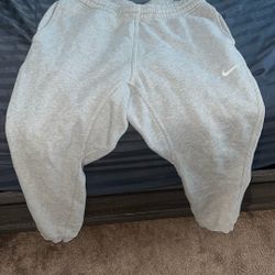 Nike Swoosh Gray Sweats 