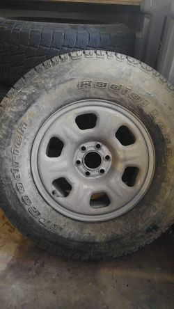Spare tire of a 05 Nissan Xterra
