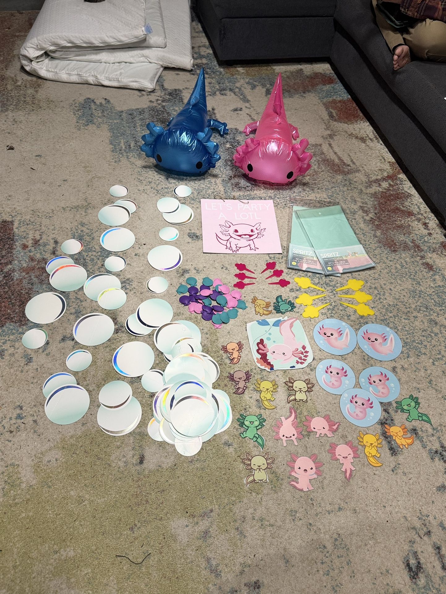 Axolotl Party Decorations