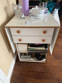 Folding table and utility Cabinet