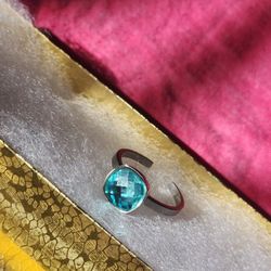 Aquamarine Ring Sz9-10