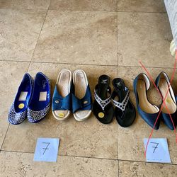 Sandals , Flats - Sizes 7, 7.5 , 8 
