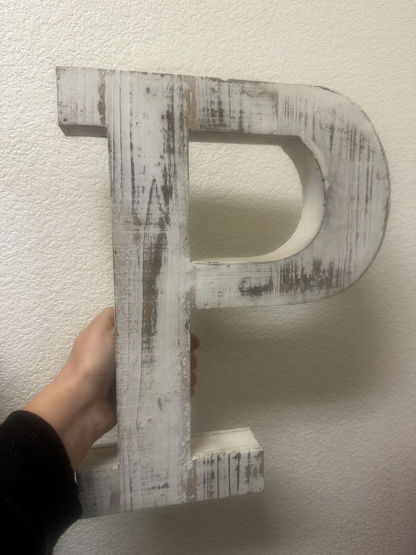 Letter P Wood Decor