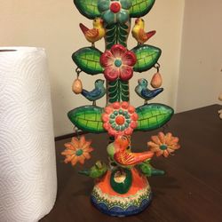 Mexican Folk Art Candle Holder