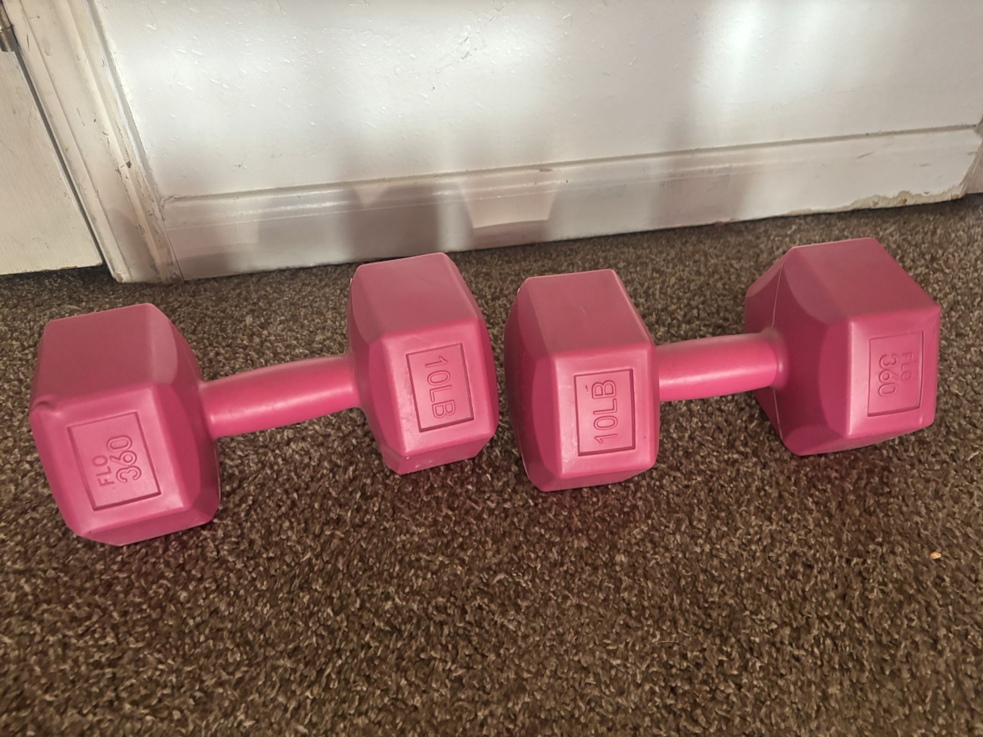10 Pound dumbbells