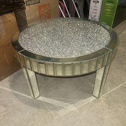 Round Mirror Table