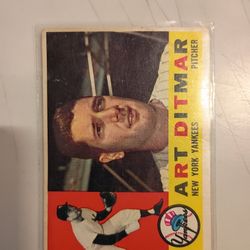 Art Ditmar Baseball Card