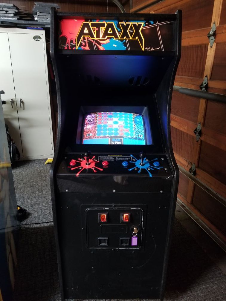 Ataxx arcade machine video game