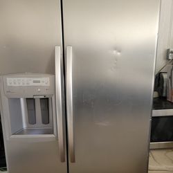 Large Whirlpool Gold Refrigerator
