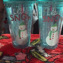 Christmas Cups Set New 
