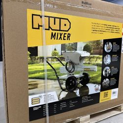 Continuous Feed Portable Electric Concrete, Cement, and Mortar Mixer