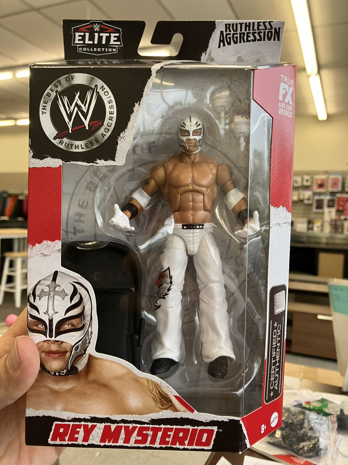 WWE Rey Mysterio Best of Ruthless Aggression Elite Collection Action Figure with Accessory, New