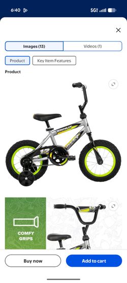 Huffy 12" Rock It Kids' Bike