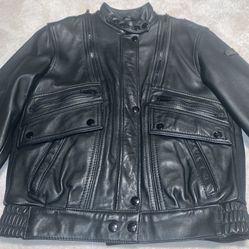 Hein Gericke Genuine Leather Jacket Motorcycle Women’s Size 34 Quality Product