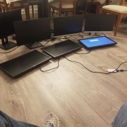 Monitors- Dell and HP