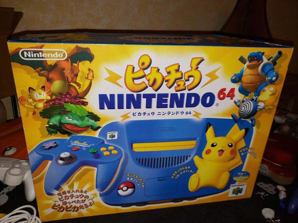 Nintendo 64 Pikachu Special Edition N64 - Super Mint