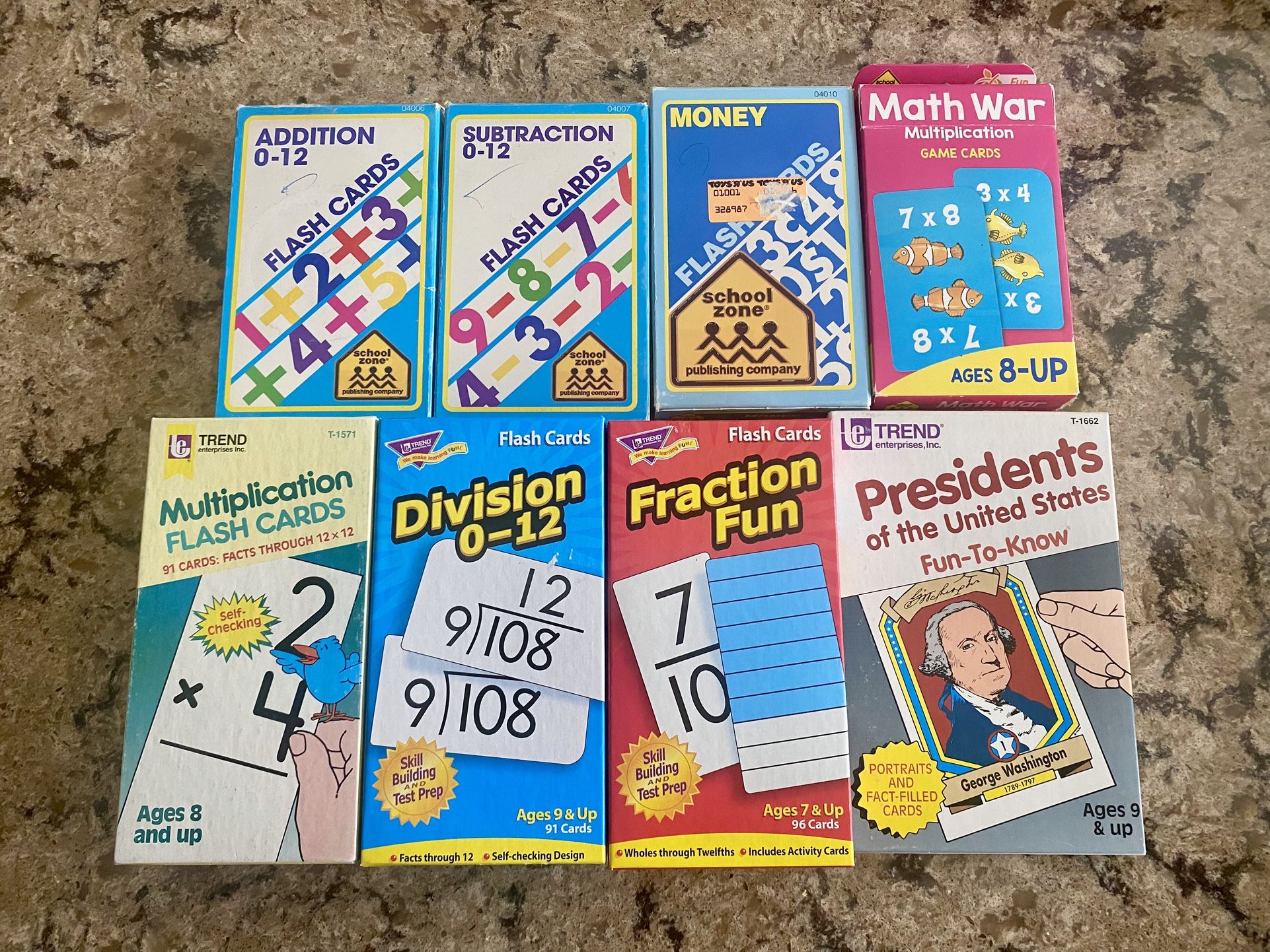 Educational Flash Card Set