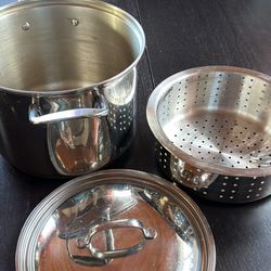 Saucepan With Lid& Steamer 