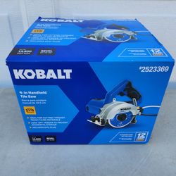 Kobalt Handheld Tile Saw -BRAND NEW