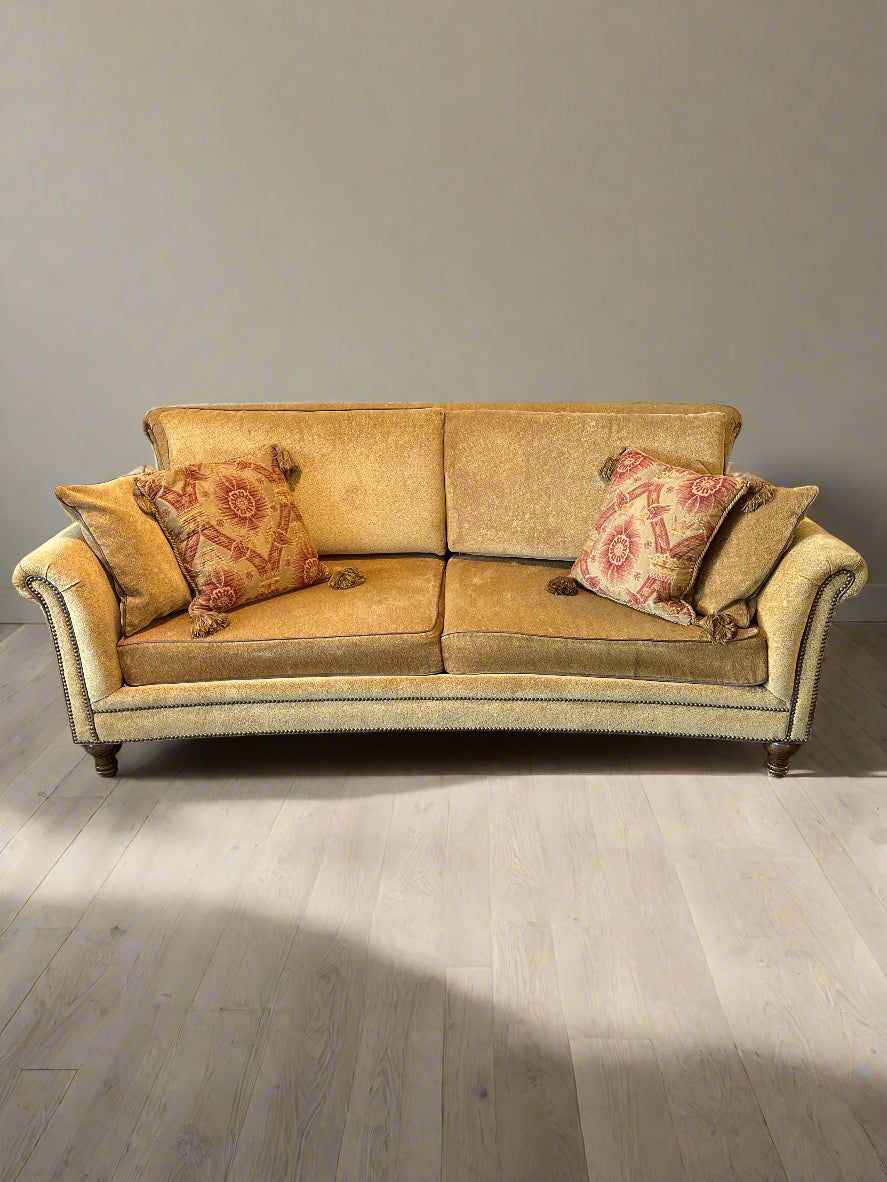 Stanford Furniture Upholstered Sofa with Nailhead Trim