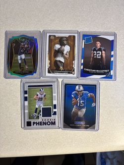 Football card rookie lot