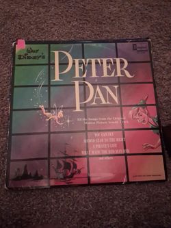 Walt Disney's Peter Pan Vinyl Record Soundtrack