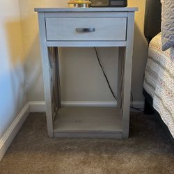 Decorative side table or nightstand