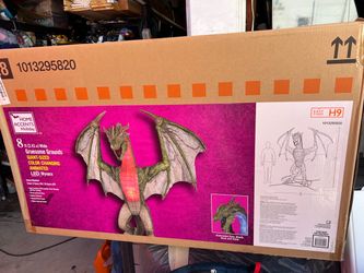 8 foot dragon decoration for Halloween