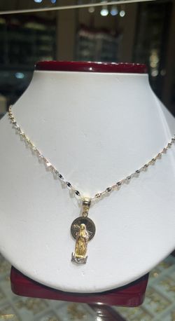 Virgin Mary With Necklace 