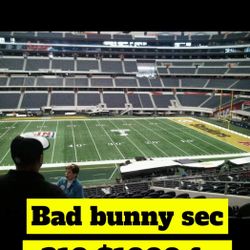 Bad Bunny Sec 210 Club Row 8 