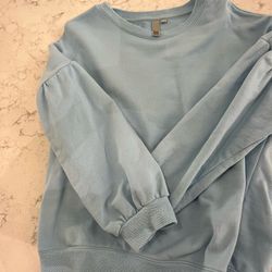 Kut Light Blue Sweatshirt - Small 