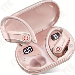 Ear-mounted Wireless Headset, Pink color