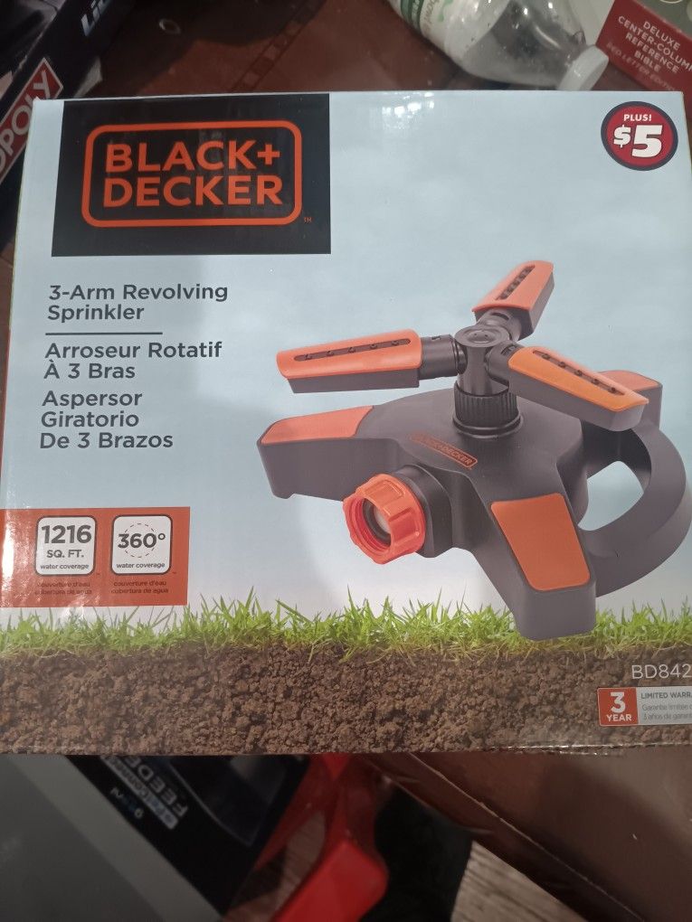 Black Decker Water Sprinkler