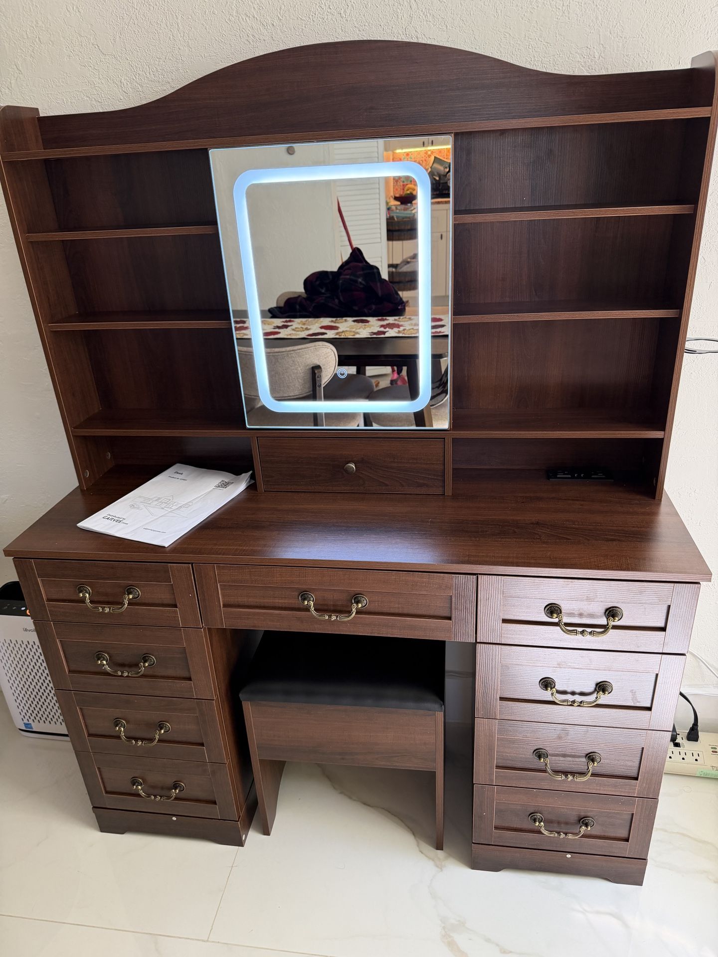 Vanity Brown Never Used