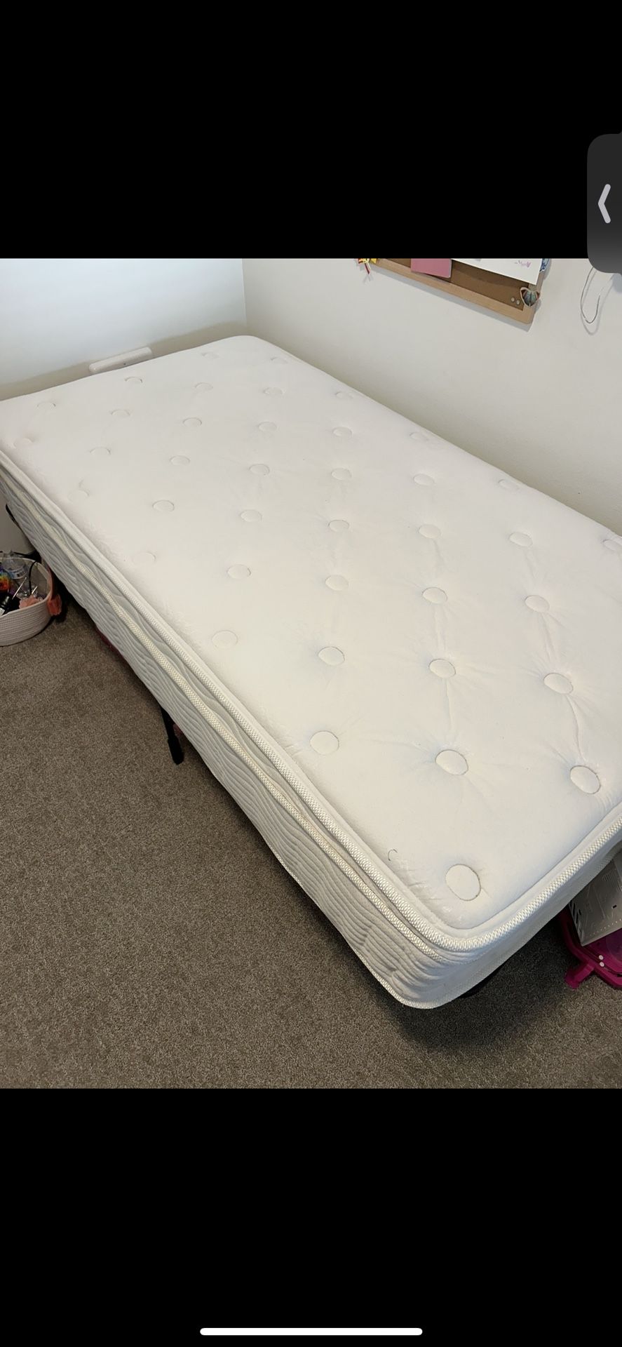 Twin Mattress & Bed Frame