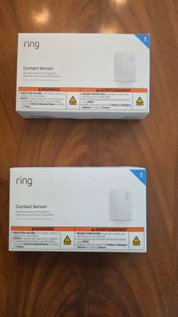 Ring Alarm Contact Sensor 6-Pack - 2nd Gen | Monitor 6 Doors or Windows