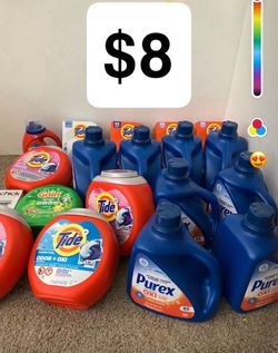 Garage Sale Tide Pod Detergent All Arm and Hammer and more Fabreze