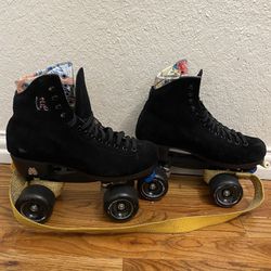 LOLLY OUTDOOR COMPLETE (Classic Black Suede Skates)
