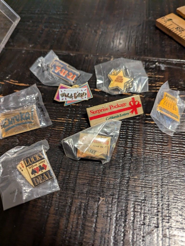 California Lottery Pins