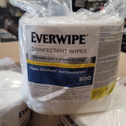 Everwipe disinfectant wipes
800 count 

$20
