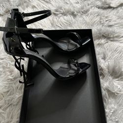 Size 8 Black Open Toe