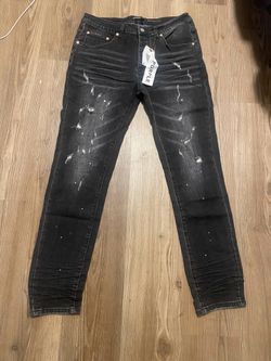 Purple jeans