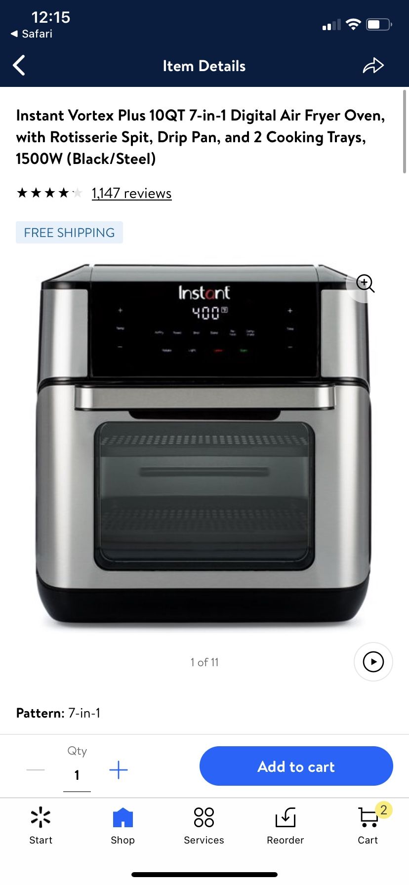 Air fryer oven