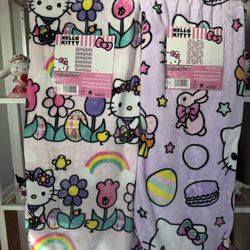 Hello Kitty Easter Throws