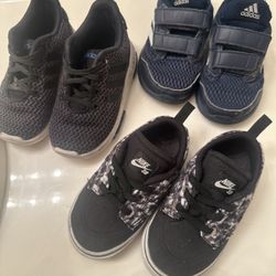 Boys Sneakers (3 Pair) Nike/Adidas
