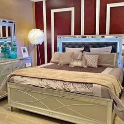 New 4pc Bedroom Set In Box 📦 Buy Now Pay Later $39 Down