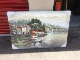 4' x 32" Oil Painting