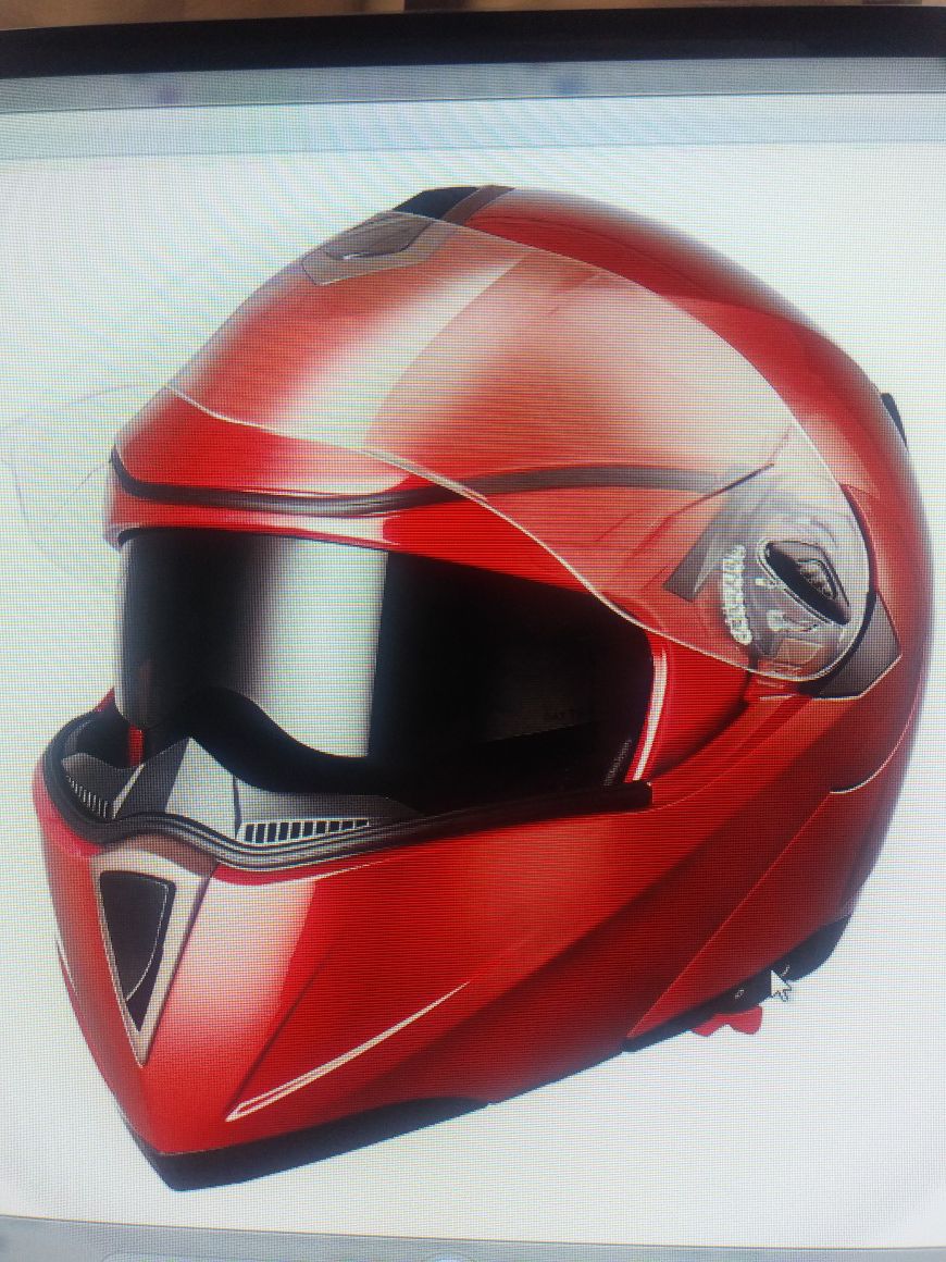 DOT Flip Up Full Face Motorcycle Helmet Dual Visor Scooter Motocross
