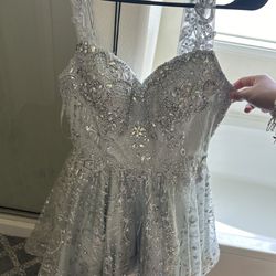 Silver Ballroom Dress