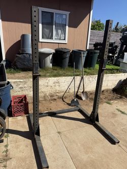 Rogue Squat Rack Weight Training 